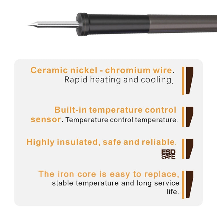 BAKU BA-898D+ T12 Solder Station Adjustable Temperature Electric Digital Soldering Iron For Phone Repair US Plug 110V