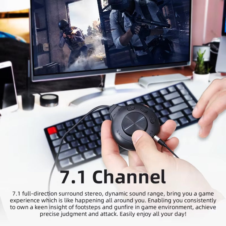 Bluedio LI PRO Cell Phone Wired In-Ear 3.5mm 7.1 Sound Card Gaming Computer Earphones(Black)