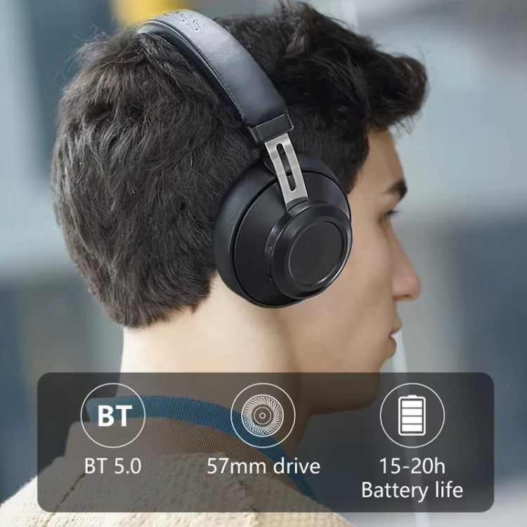 BT5 Bluetooth 5.0 Headband Headset(Black)