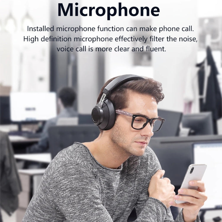 BT5 Bluetooth 5.0 Headband Headset(Black)
