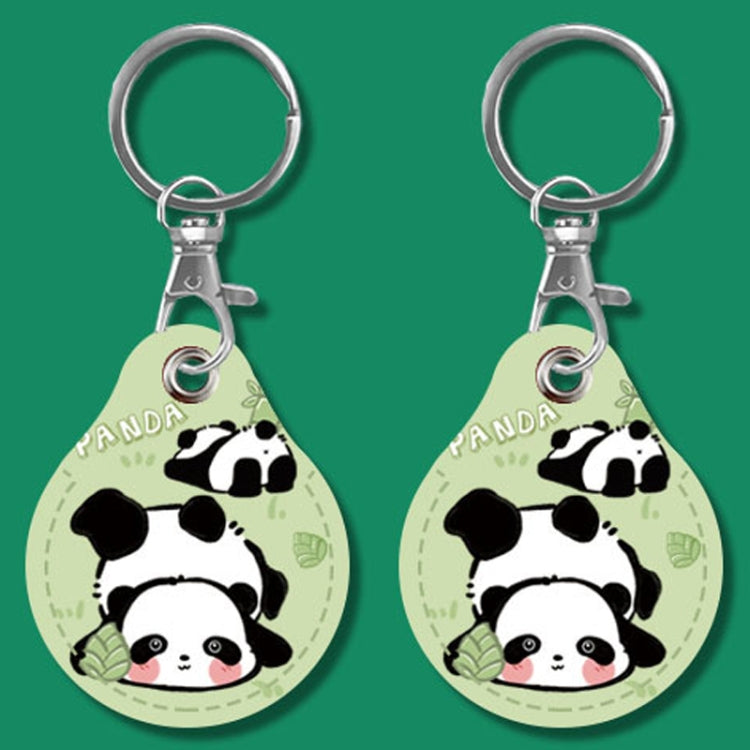 2pcs Cute Sensor Access Door Card Cover Keychain Elevator Water Drops Round Key Holder, Pinch Winnie the Pooh, Pinch Strawberry Bear, Purple Rabbit, Cookie Doraemon, Fortune Cat, Circus, Starry Bear, Starry Bunny, Rich Woman Red, Naughty Tiger, Fortune...