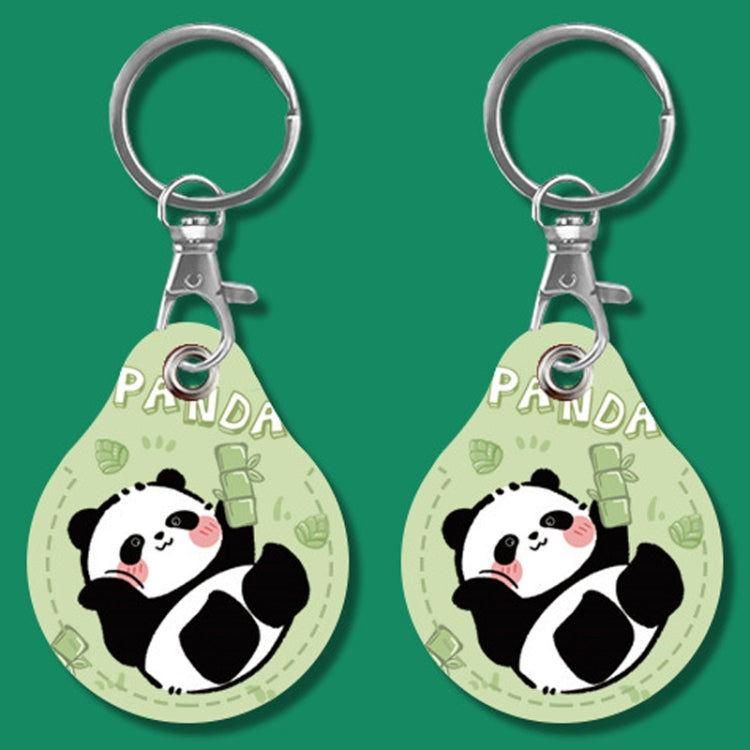 2pcs Cute Sensor Access Door Card Cover Keychain Elevator Water Drops Round Key Holder, Pinch Winnie the Pooh, Pinch Strawberry Bear, Purple Rabbit, Cookie Doraemon, Fortune Cat, Circus, Starry Bear, Starry Bunny, Rich Woman Red, Naughty Tiger, Fortune...