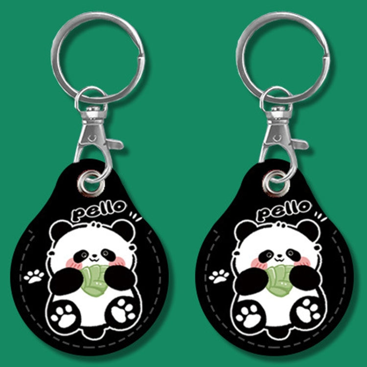 2pcs Cute Sensor Access Door Card Cover Keychain Elevator Water Drops Round Key Holder, Pinch Winnie the Pooh, Pinch Strawberry Bear, Purple Rabbit, Cookie Doraemon, Fortune Cat, Circus, Starry Bear, Starry Bunny, Rich Woman Red, Naughty Tiger, Fortune...