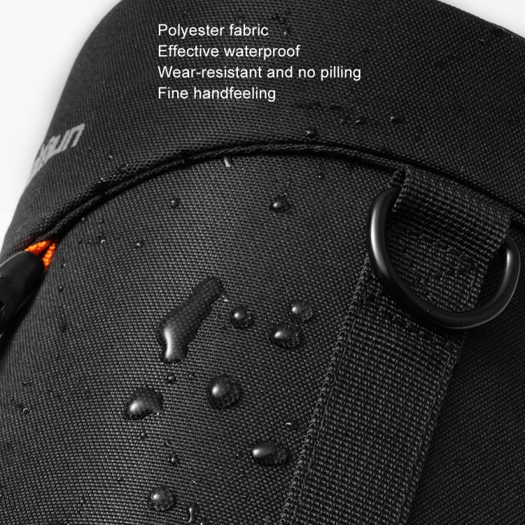 Cwatcun D157 DSLR Camera Lens Barrel Shockproof Thickened Digital Lens Bag Flip Lens Pouch, Color: Large Black