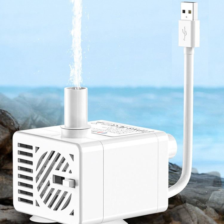 Innovator Group USB Pet Water Dispenser Pump 5V Mute Micro Brushless DC Water Pump No Water Power Off+2m Pipe