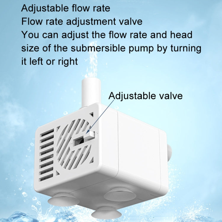 Innovator Group USB Pet Water Dispenser Pump 5V Mute Micro Brushless DC Water Pump Automatic Drainage+2m Pipe