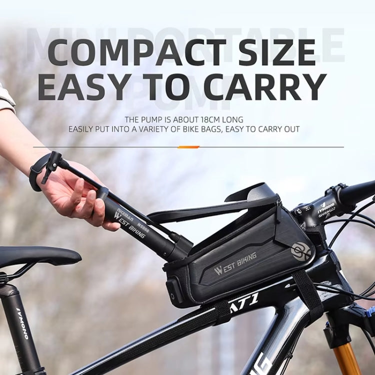 WEST BIKING Mini Bicycle Pump Cycling Equipment(Yellow)
