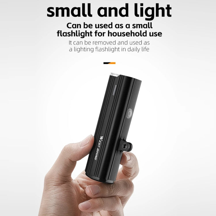 WEST BIKING Bicycle High Lumen Type-C Aluminum Alloy Headlight, Specification: Light Without Holder