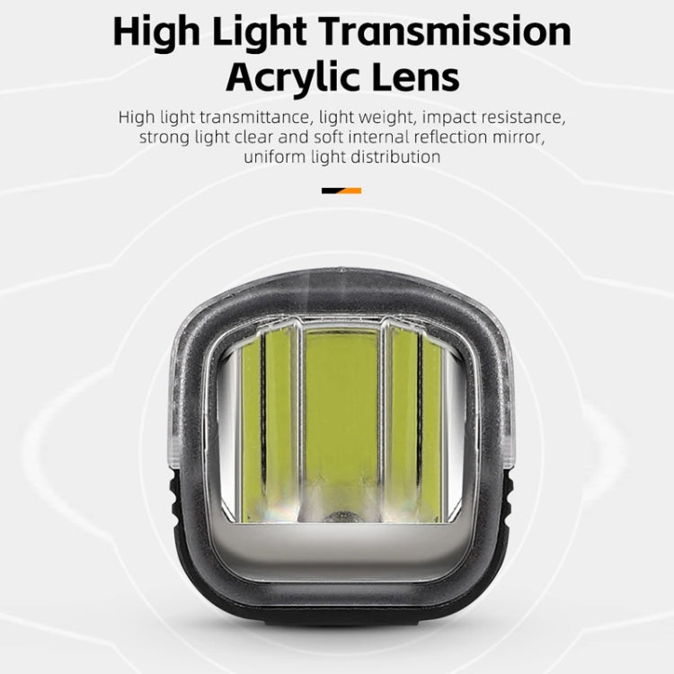 WEST BIKING Bicycle High Lumen Type-C Aluminum Alloy Headlight, Specification: Light Without Holder