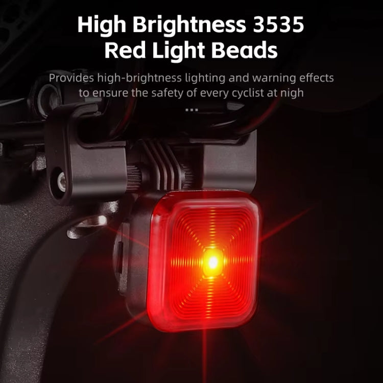 WEST BIKING Bicycle Waterproof High-Brightness Night Riding Warning Taillight(Arm Model)