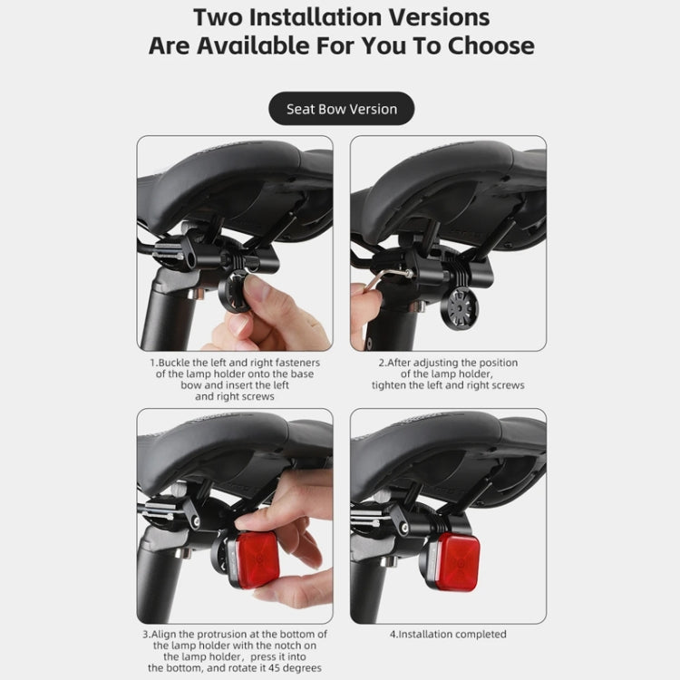 WEST BIKING Bicycle Waterproof High-Brightness Night Riding Warning Taillight(Arm Model)