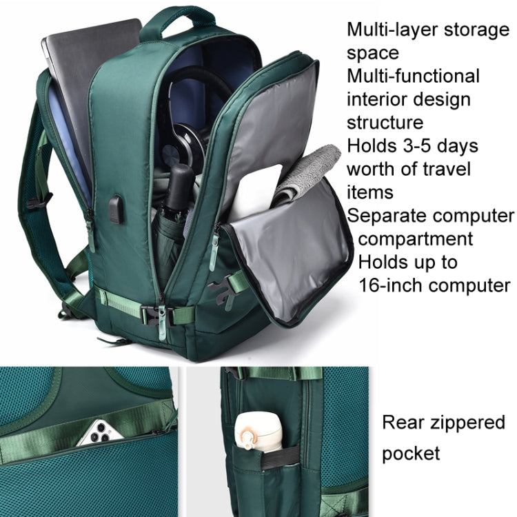 WEIXIER B692 Large Capacity Shoulder Bag Business Travel Computer Backpack(Pink)