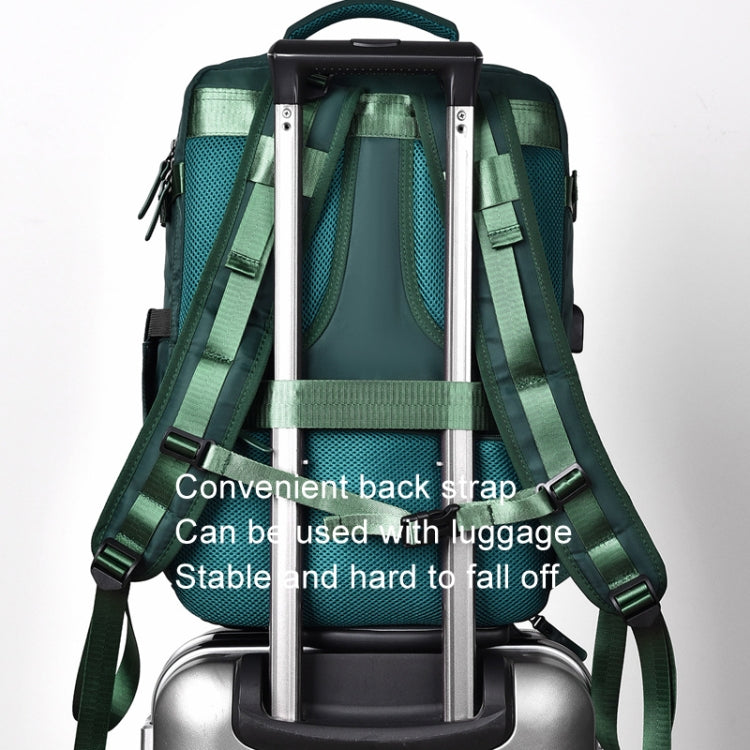WEIXIER B692 Large Capacity Shoulder Bag Business Travel Computer Backpack(Green)