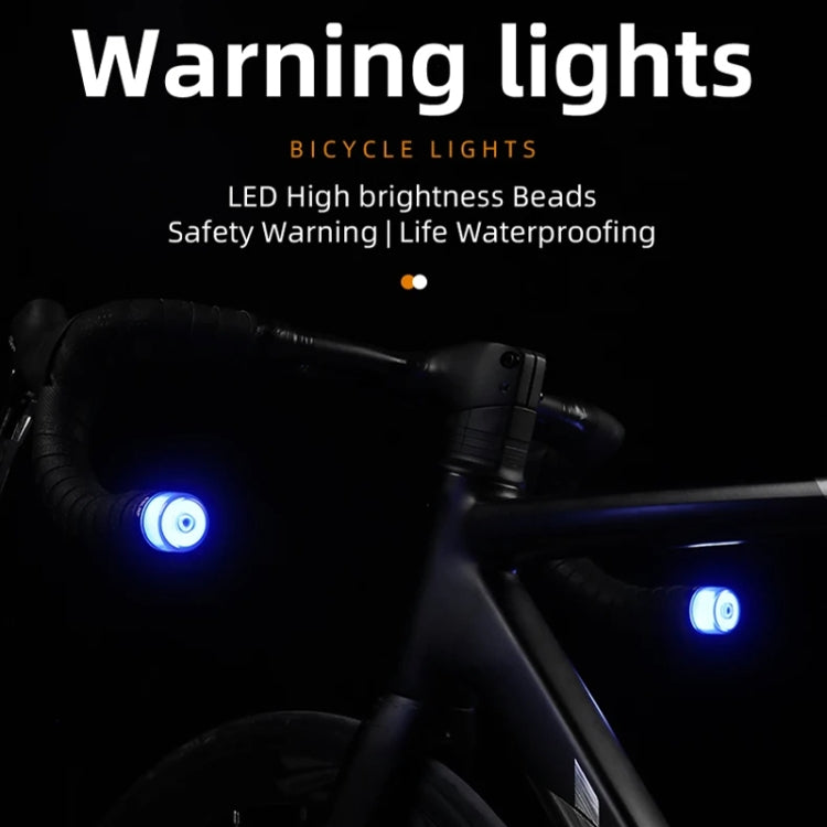 ESLNF Bike Handlebar Light LED Bicycle Turn Signal Cycling Light Waterproof Safety Warning Indicator Lamp, Style: Normal