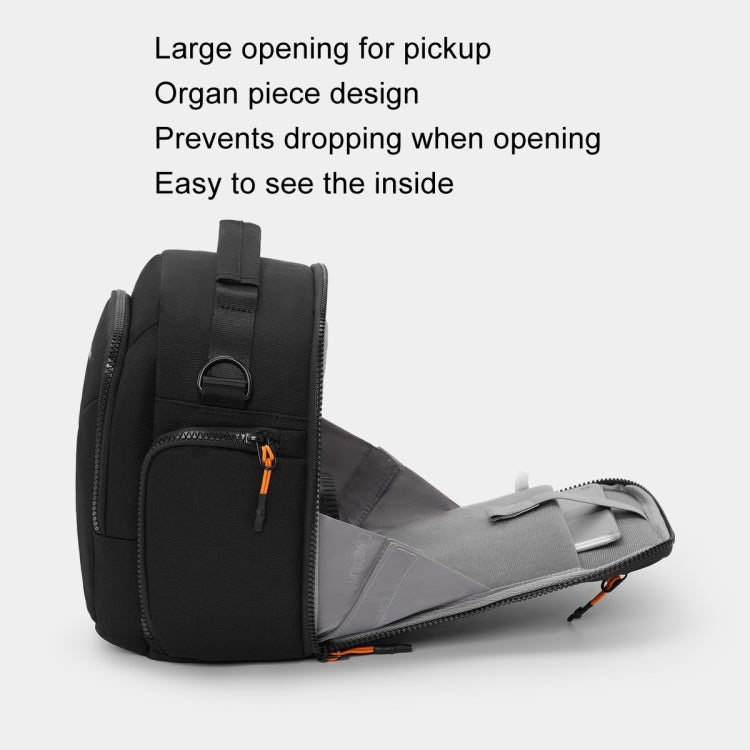 Cwatcun D140 Shoulder Crossbody Camera Storage Bag Shockproof Dropproof Leisure Outdoor Small Bag, Color: Small Black