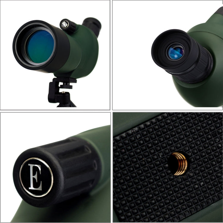 SVBONY SV28 25-75x70 HD Birding Scope With Tripod, Style: 15mm Eyepiece Green Film