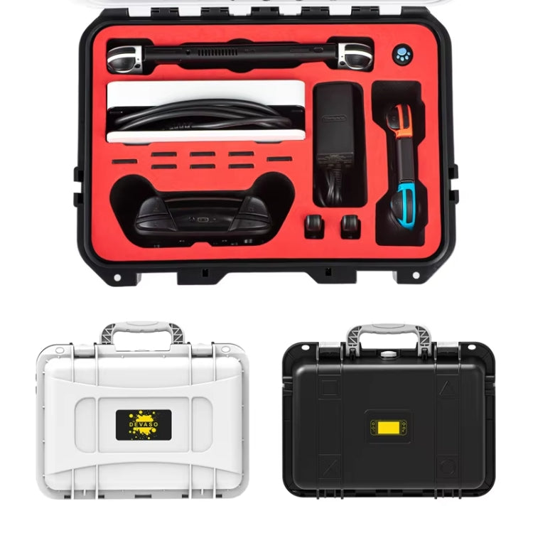 DEVASO For Switch / OLED IP67 Waterproof Storage Case Hardshell Bag, Color: Black+Shoulder Strap