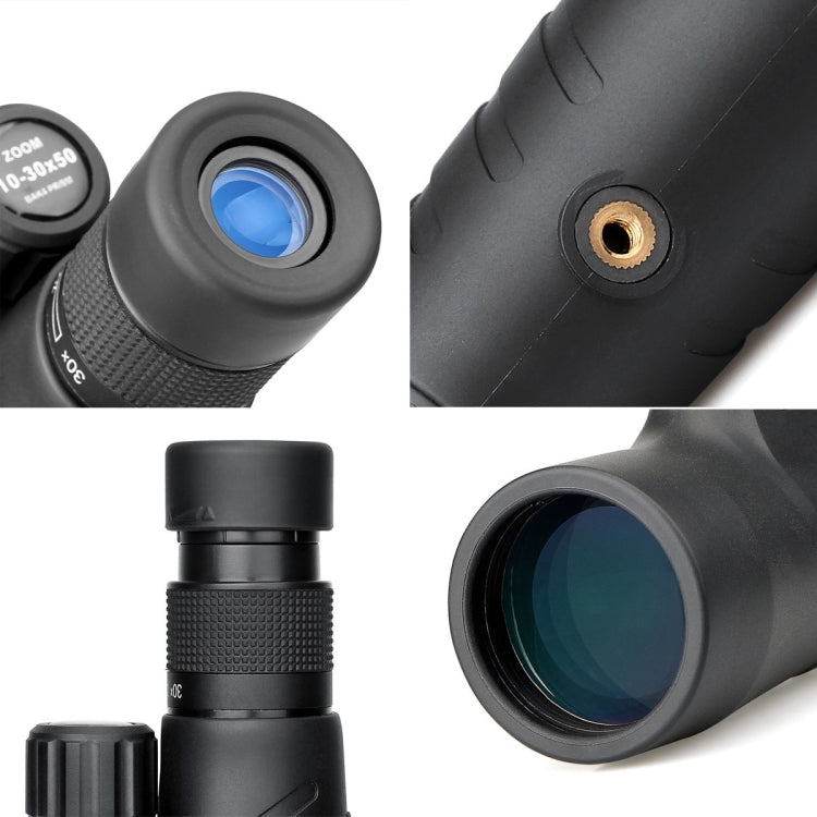 SVBONY SV45 10-30x50 Large Caliber High Definition Waterproof Continuous Zoom Monoculars, SV45
