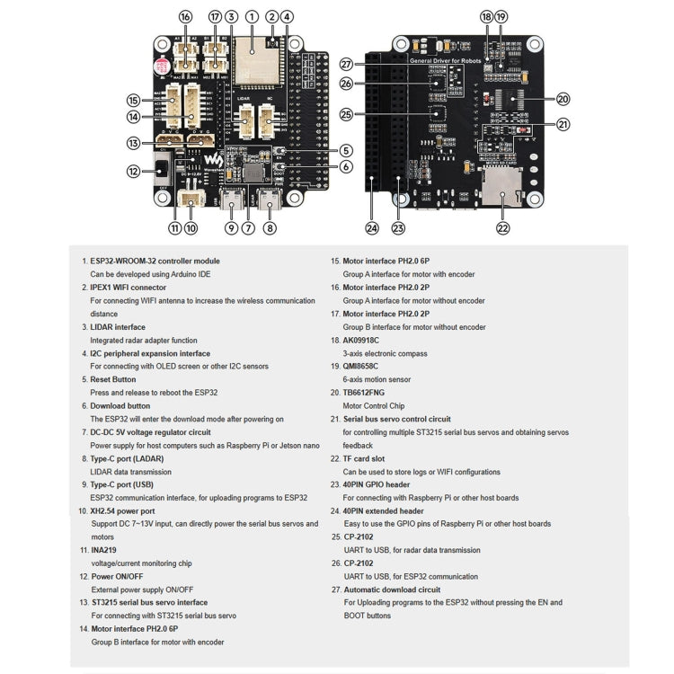 Waveshare 25118 RoArm-M2-S Desktop Robotic Arm Kit, Based On ESP32, 4-DOF(UK Plug)