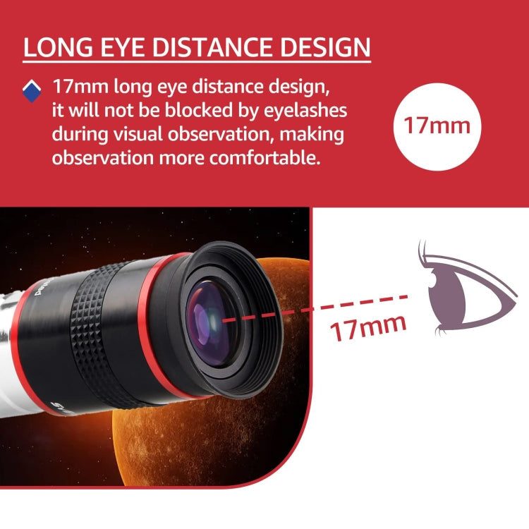 SVBONY F9152A 1.25 inch Ultra Wide Angle 68 Degree 6mm Astronomical Telescope Eyepiece