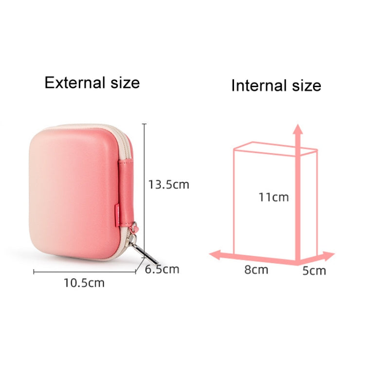 Cwatcun H45 Mini Storage Bag Small Microslice Digital Camera Bag PU Waterproof Hard Shell Bag(Green)