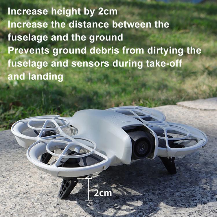 For DJI Neo CQT Booster Landing Gear Folding Small Stand(Gray)