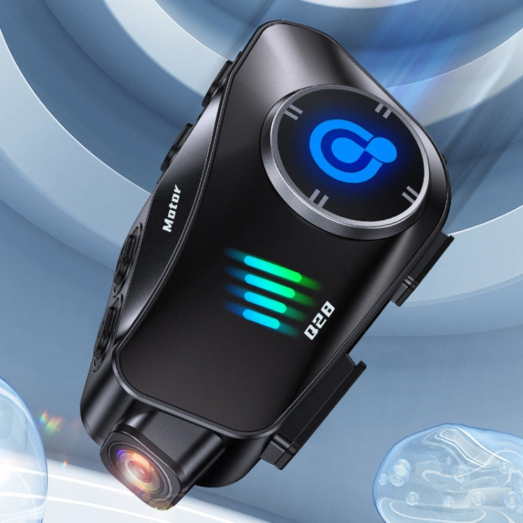 KUQIBAO Q28 Motorcycle Riding Helmet Bluetooth-compatible Headset Recorder(Soft Microphone)