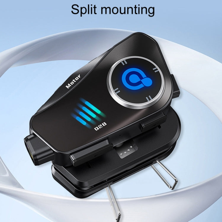 KUQIBAO Q28 Motorcycle Riding Helmet Bluetooth-compatible Headset Recorder(2 In 1 Microphone)