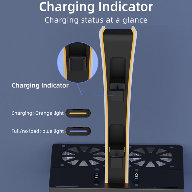 For PS5 Slim / PS5 iplay HBP-545 Wall Mount Charging Bracket(Black)