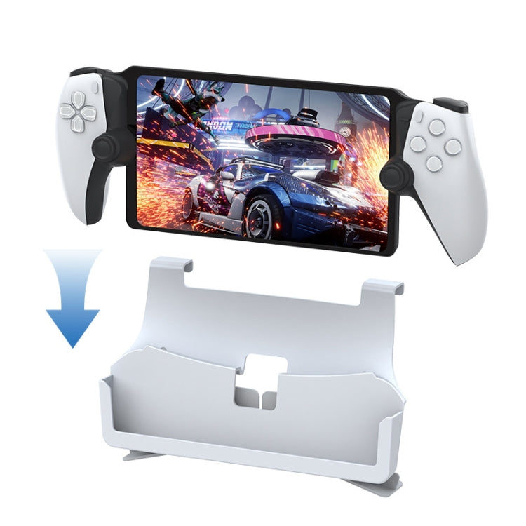 For PlayStation Portal iplay HBP-587 Host Storage Rack With Charging Function(White)