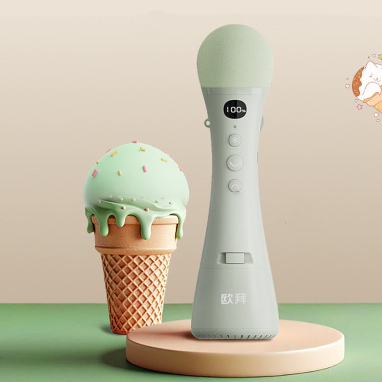 Oubai Z10 Bluetooth Wireless Microphone Voice Megaphone For Teacher, Version: PPT Clicker Version