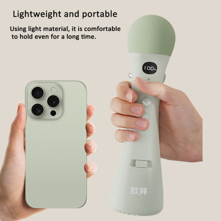 Oubai Z10 Bluetooth Wireless Microphone Voice Megaphone For Teacher, Version: PPT Clicker Version