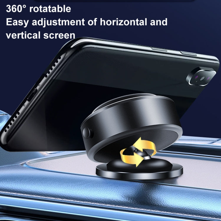 AIMITE M12 Car Phone Magnetic Rotating Holder Vacuum Suction Cup Strong Magnetic Support Bracket(Black)
