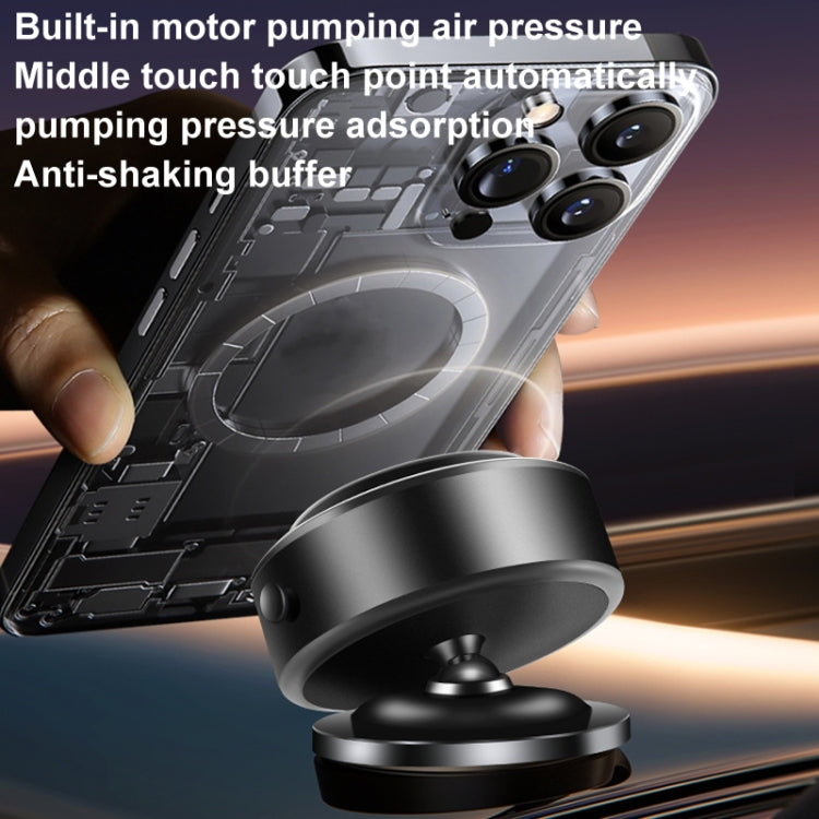 AIMITE M12 Car Phone Magnetic Rotating Holder Vacuum Suction Cup Strong Magnetic Support Bracket(Black)