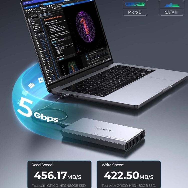 ORICO DD25 USB3.1 5Gbps Mobile Hard Drive Case 2.5 inch External Mechanical Solid State SATA Universal