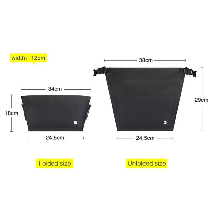 Rhinowalk X20997 4L Fully Waterproof Multifunctional Bicycle Handlebar Bag Cycling Bag(Orange)