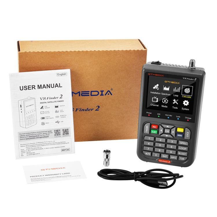 GTMedia Full HD Digital Satellite Finder With 3.5 Inch LCD Screen