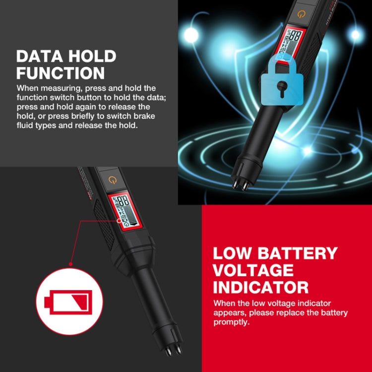 HABOTEST HT663 Motorcycle Vehicle Brake Fluid Moisture Detection Pen, HT663