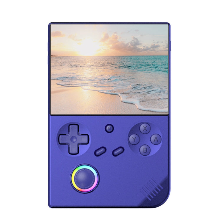ANBERNIC RG40XXV Vertical HD Screen Joystick Game Console With Ambient Light Portable Retro Handheld Console, Size: 64GB(Blue)