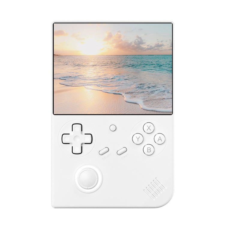 ANBERNIC RG40XXV Vertical HD Screen Joystick Game Console With Ambient Light Portable Retro Handheld Console, Size: 64GB+128GB(White)