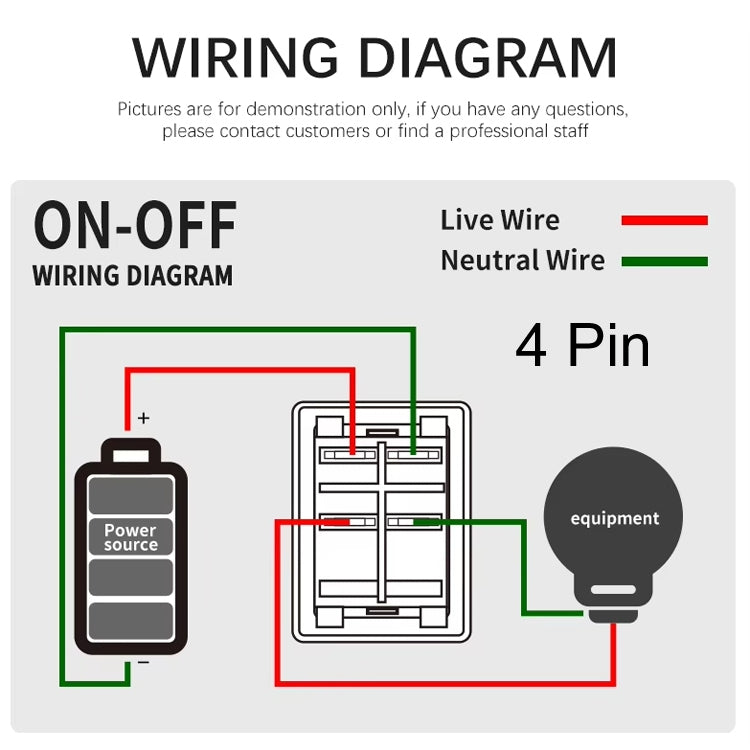 FILN 220V 30A Split Dustproof Boat-type Switch With Light, Specifications: No Waterproof 6 Pin 3 Gear Green Light
