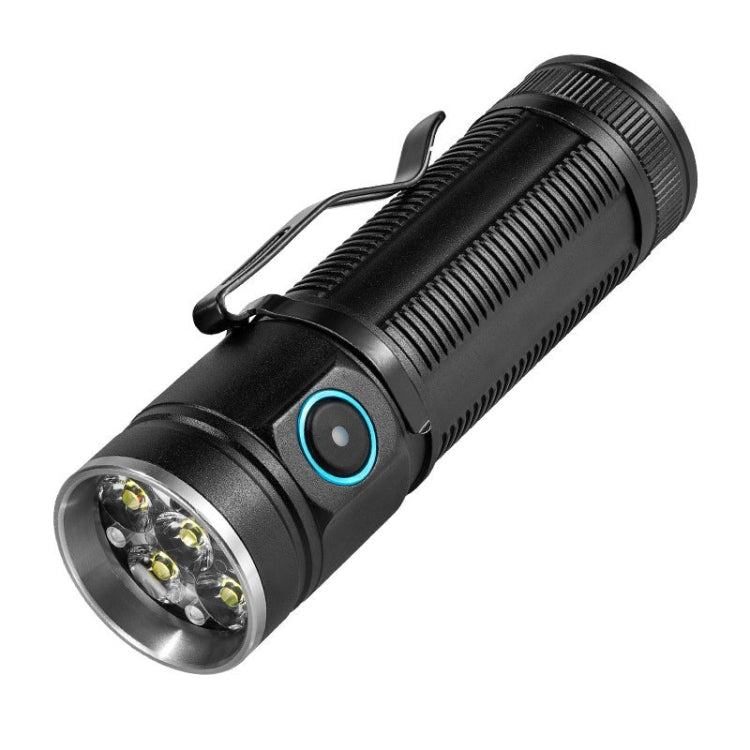 E-SMARTER W5184 Pen Insert 6 Holes Flashlight Outdoor Mini Flashlight