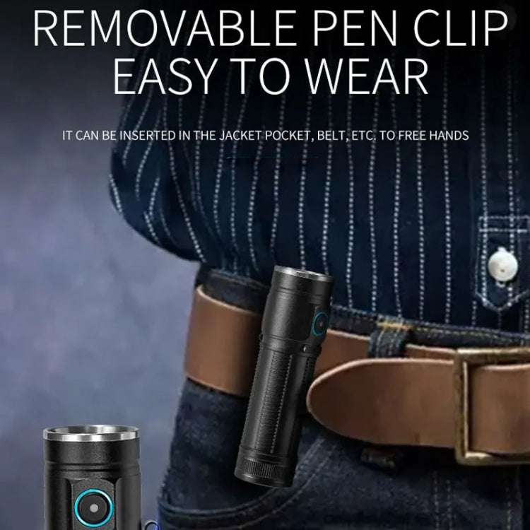 E-SMARTER W5184 Pen Insert 6 Holes Flashlight Outdoor Mini Flashlight