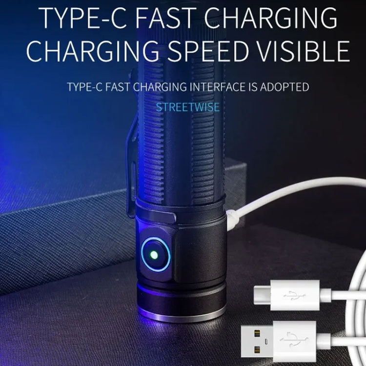 E-SMARTER W5184 Pen Insert 6 Holes Flashlight Outdoor Mini Flashlight