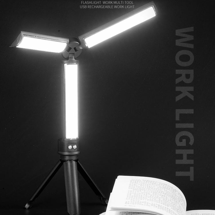 E-SMARTER D37 LED Foldable Overhaul Light With Stand USB Rechargeable Auto Repair Portable Worklight