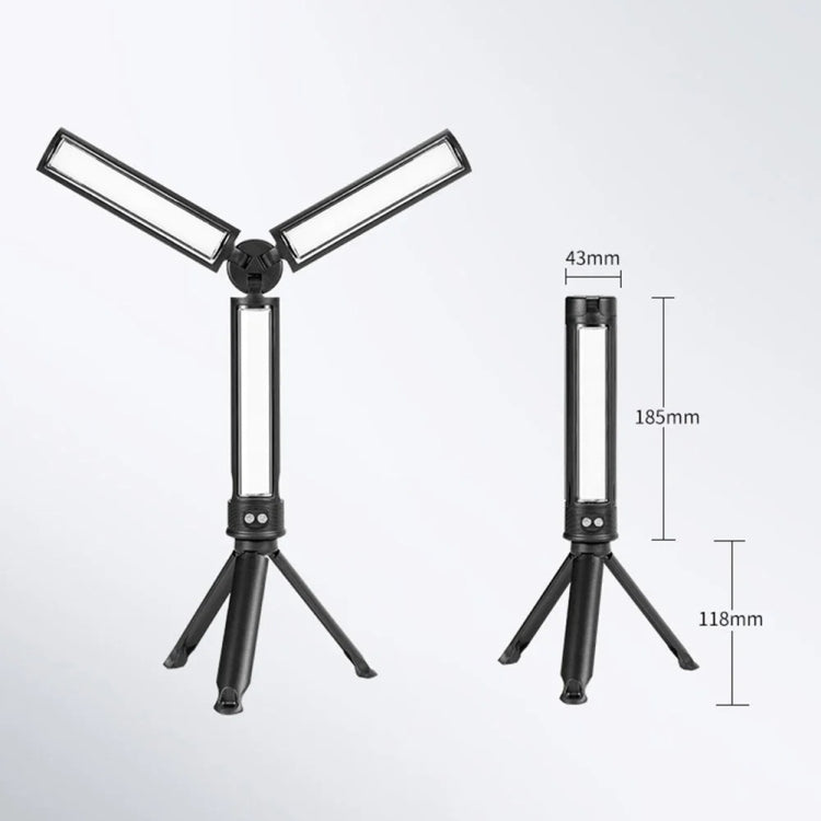 E-SMARTER D37 LED Foldable Overhaul Light With Stand USB Rechargeable Auto Repair Portable Worklight