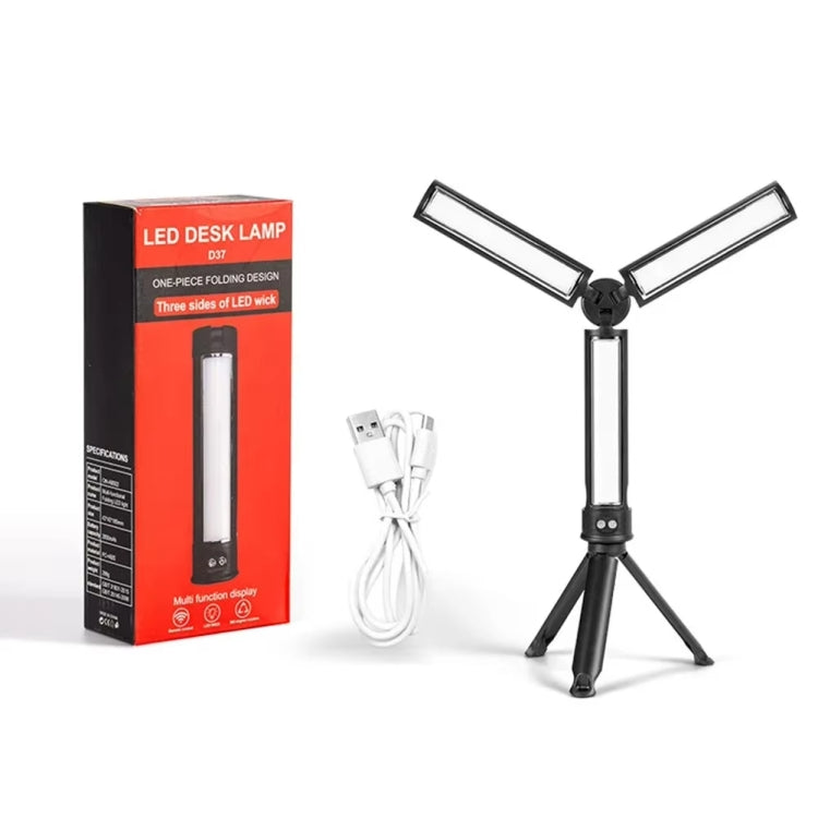 E-SMARTER D37 LED Foldable Overhaul Light With Stand USB Rechargeable Auto Repair Portable Worklight