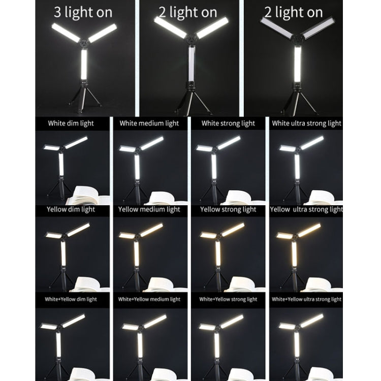 E-SMARTER D37 LED Foldable Overhaul Light With Stand USB Rechargeable Auto Repair Portable Worklight