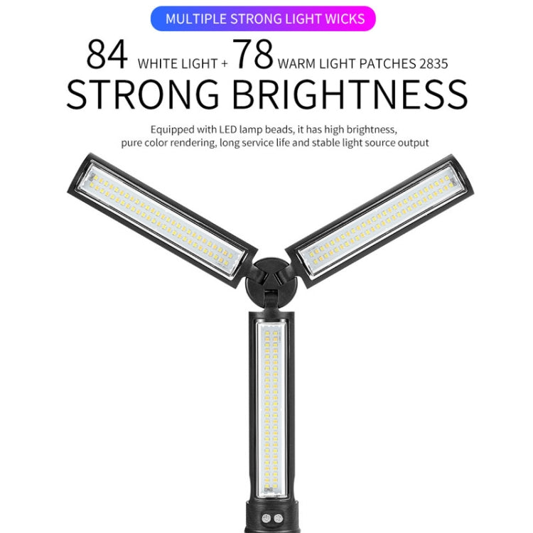 E-SMARTER D37 LED Foldable Overhaul Light With Stand USB Rechargeable Auto Repair Portable Worklight