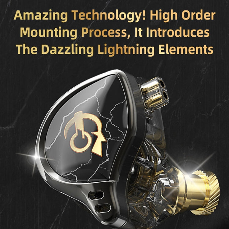 QKZ HBB With Microphone 3.5mm Mobile Phone Earphones Sports In-Ear Pluggable Stage Earphone